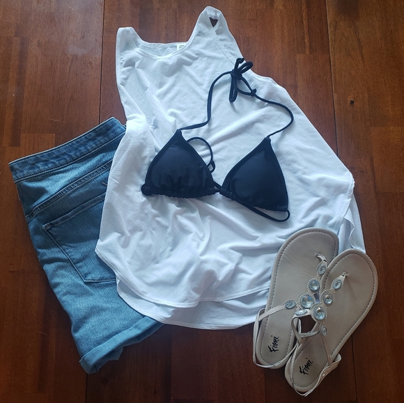 Xhilaration Other - NWT Xhilaration Black String Bikini Top